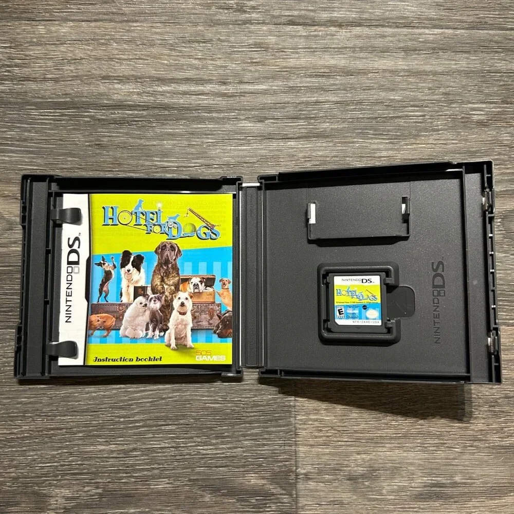 Hotel For Dogs Nintendo DS Complete Case Manual 2009 Nickelodeon Y2K Dreamworks
